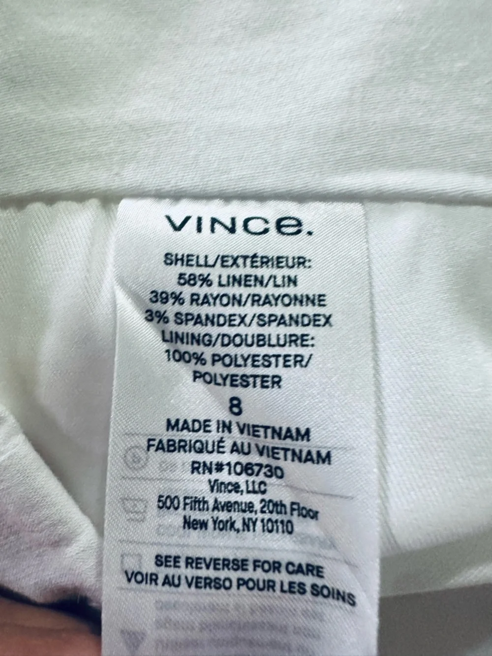 Vince pleated high